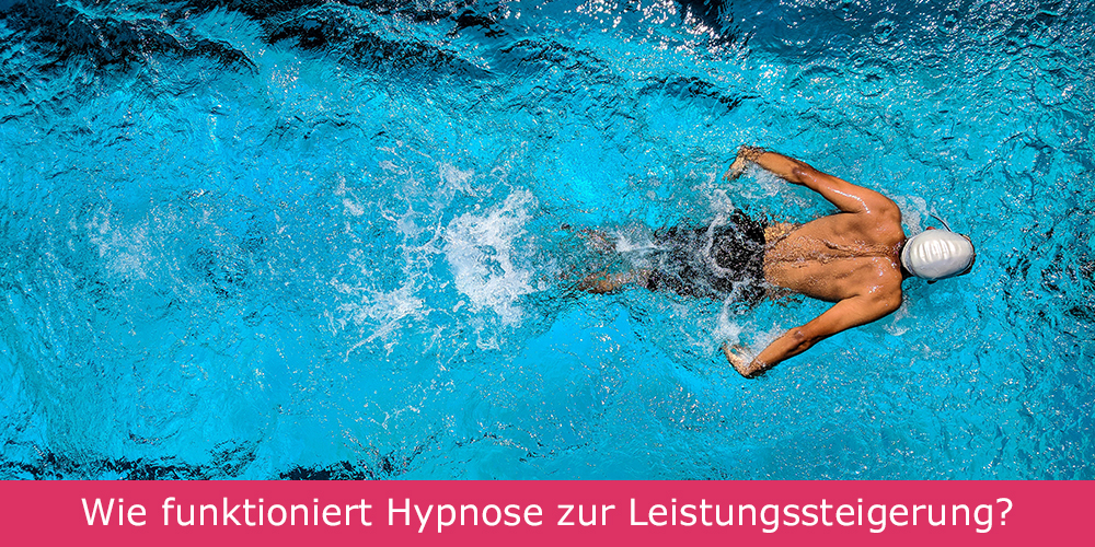 Erfolgreicher Schwimmer nach Sporthypnose.
