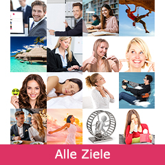 Alle Hypnose Ziele als Mosaik dargestellt